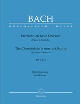 Chamberlain Is Now Our Squire, BWV212 SB Vocal Score cover